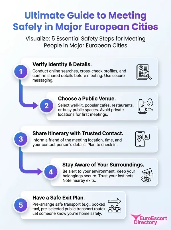 5 essential safety steps for meeting people in major European cities — ultimate guide to safe meetings in Europe