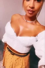 French blonde girl in London