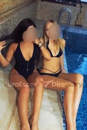 Kate Ksenia duo with girl Euro Escort