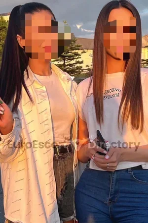 Natalie Santa duo with girl Euro Escort