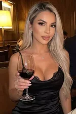 French blonde girl in London