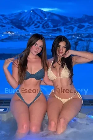 Monika Vika duo with girl escort