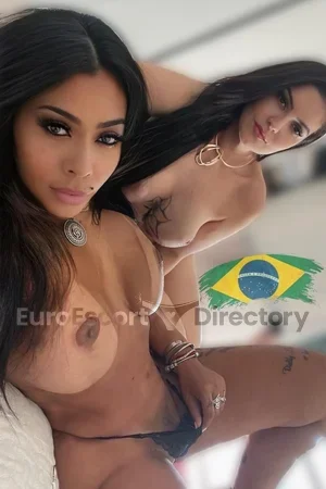 Bruna Paola duo with girl Euro Escort